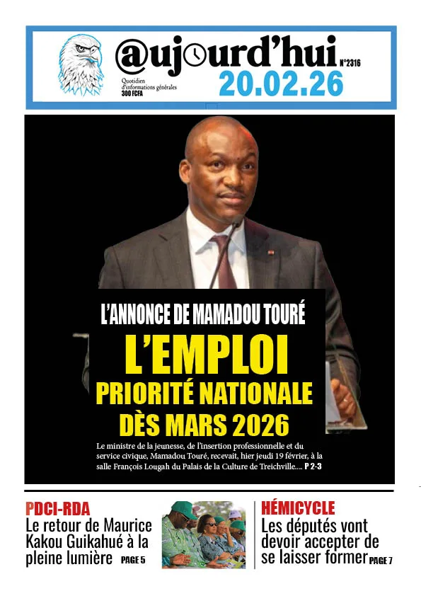 AUJOURD'HUI DU 20-02-26