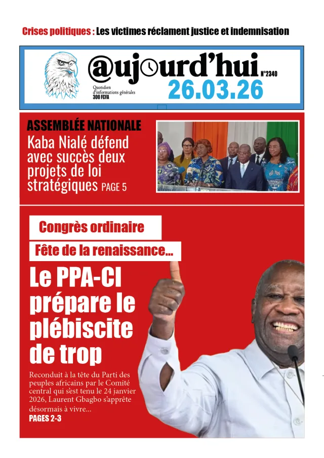 AUJOURD'HUI DU 26-03-26