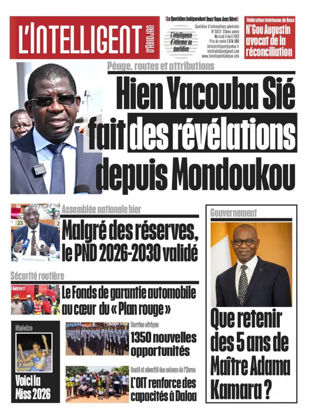 L'Intelligent d'Abidjan N°5673