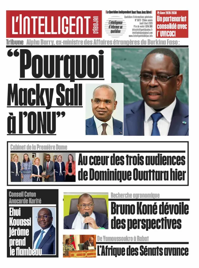 L'Intelligent d'Abidjan N°5673