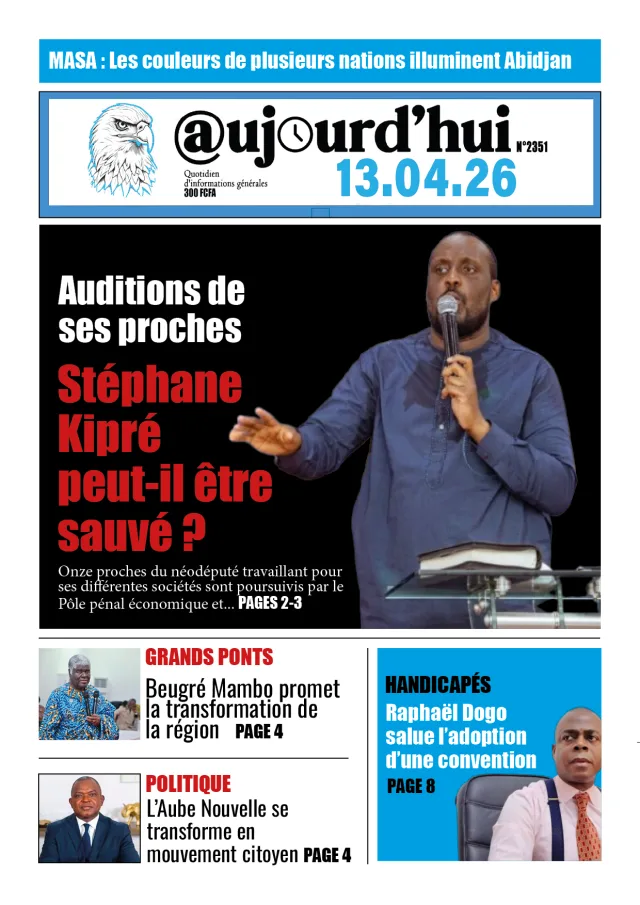 AUJOURD'HUI DU 13-04-26