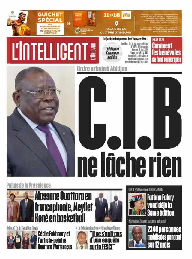 L'Intelligent d'Abidjan N°5676