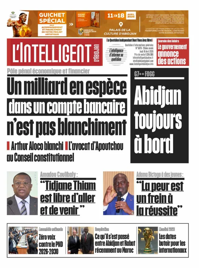 L'Intelligent d'Abidjan N°5676 B