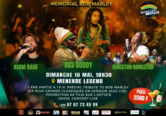 MEMORIAL BOB MARLEY À MÉNÉKRÉ LEGEND