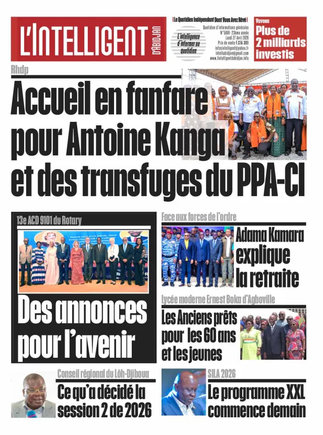 L’Intelligent d’Abidjan N°5681