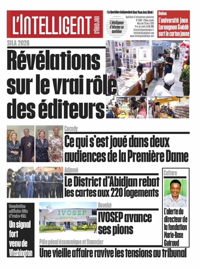 L’Intelligent d’Abidjan N°5682