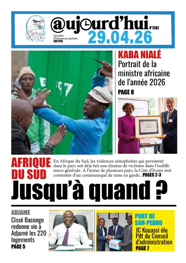 AUJOURD'HUI DU 29-04-26