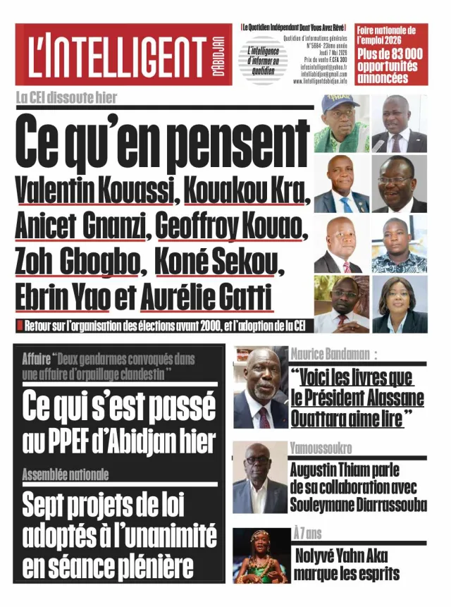 L’Intelligent d’Abidjan N°5684 BIS