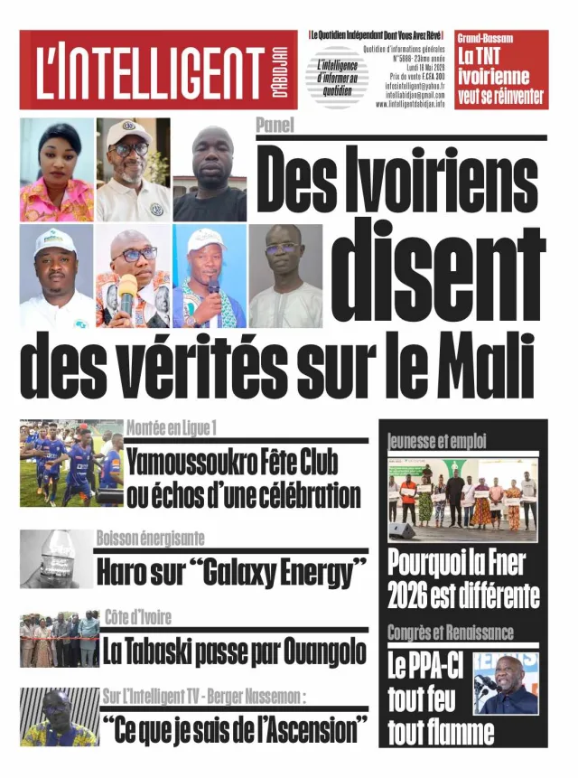 L’Intelligent d’Abidjan N°5688