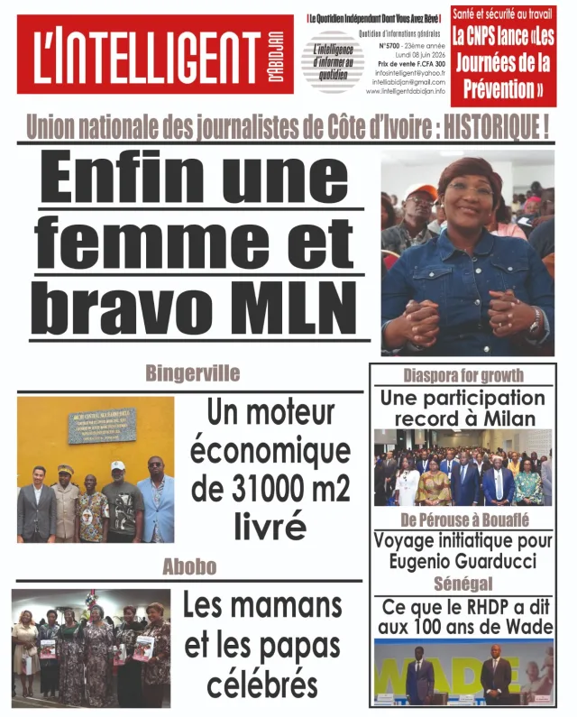L’Intelligent d’Abidjan N°5700
