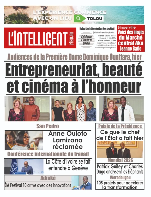 L'Intelligent d'Abidjan N°5702