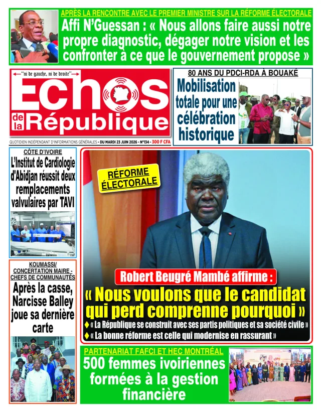 ECHOS DE LA REPUBLIQUE 134