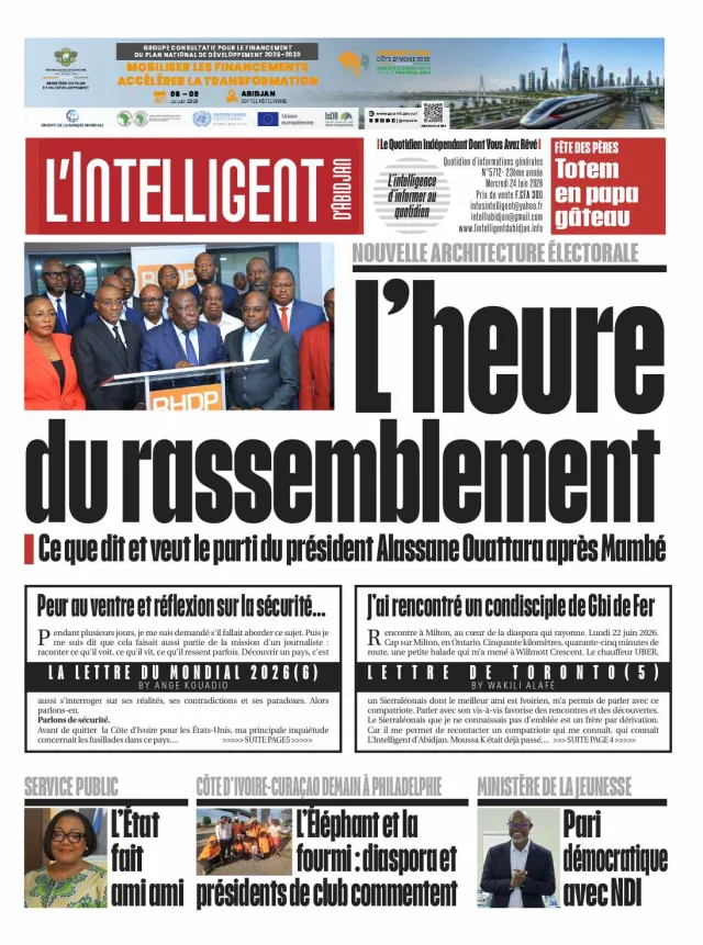 L'Intelligent d'Abidjan N°5712