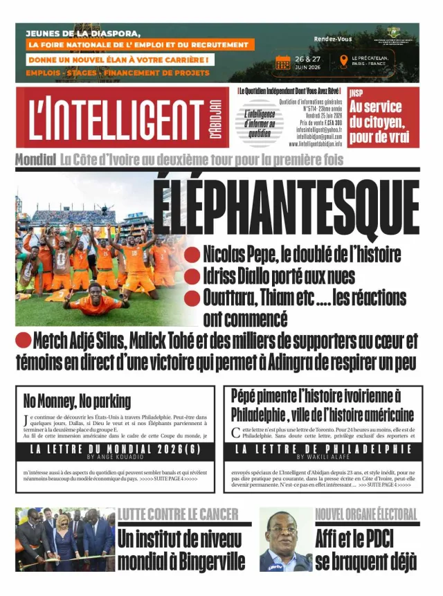 L'Intelligent d'Abidjan N°5714