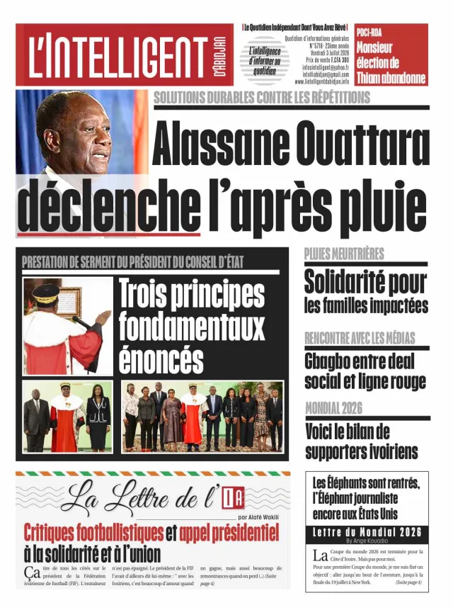 L'Intelligent d'Abidjan N°5718