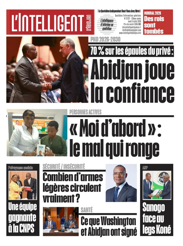 L'Intelligent d'Abidjan N°5722