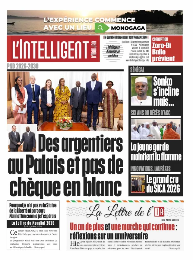L'Intelligent d'Abidjan N°5723
