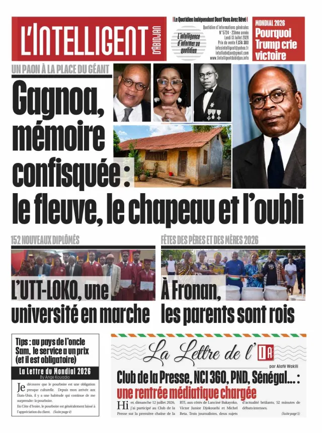 L'Intelligent d'Abidjan N°5724