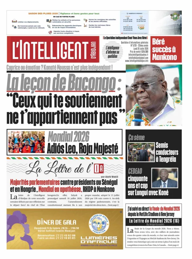 L'Intelligent d'Abidjan N°5729
