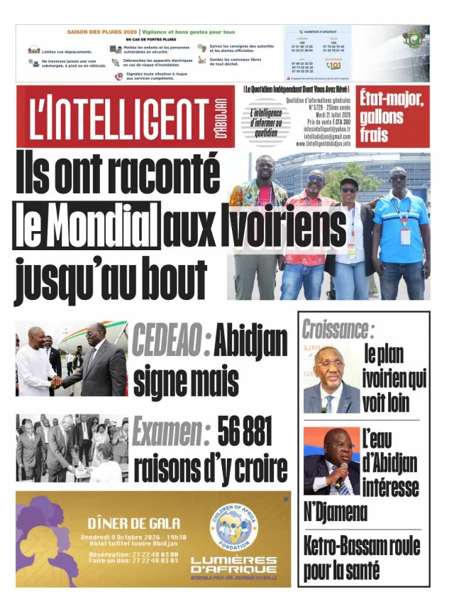 L'Intelligent d'Abidjan N°5730