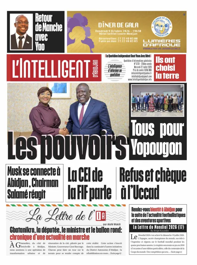 L'Intelligent d'Abidjan N°5731