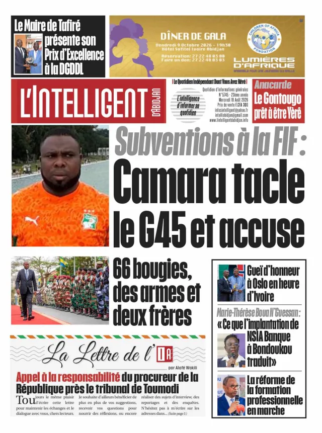 L'Intelligent d'Abidjan N°5745