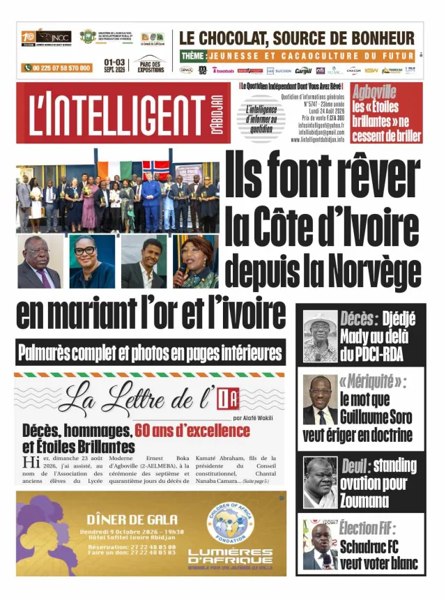 L'Intelligent d'Abidjan N°5747