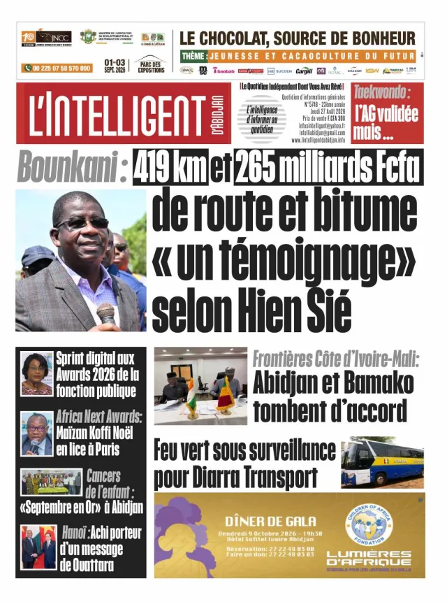 L'Intelligent d'Abidjan N°5748 BIS