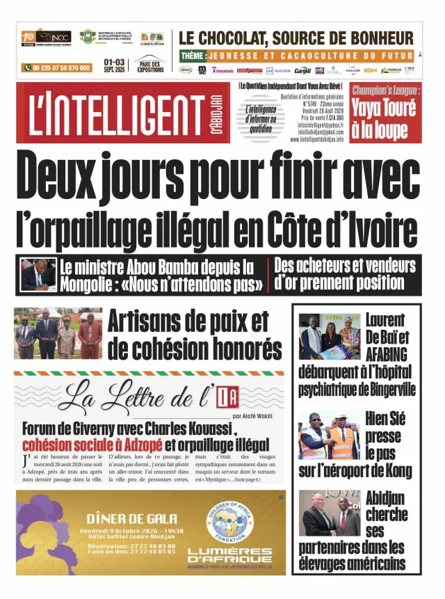 L'Intelligent d'Abidjan N°5749