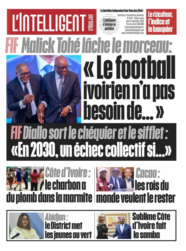 L'Intelligent d'Abidjan N°5751 BIS