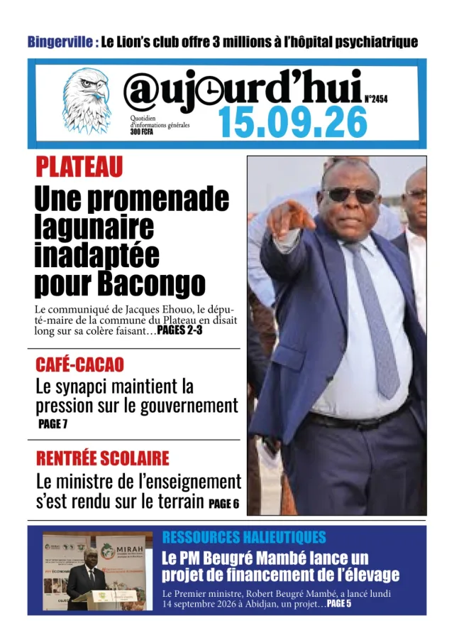 AUJOURD'HUI DU 15-09-26