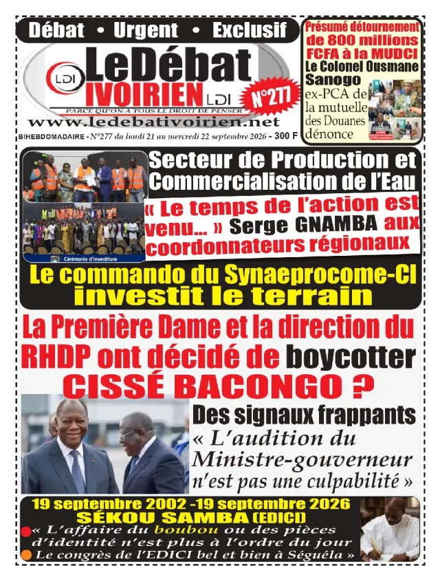 Ledébat ivoirien 277