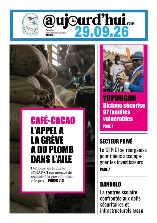 AUJOURD'HUI DU 29-09-26
