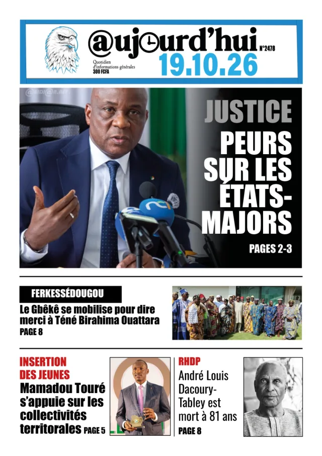 AUJOURD'HUI DU 19-10-26