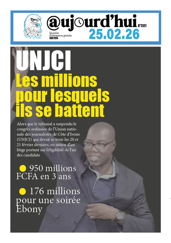 AUJOURD'HUI DU 25-02-26