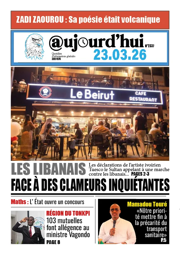 AUJOURD'HUI DU 23-03-26