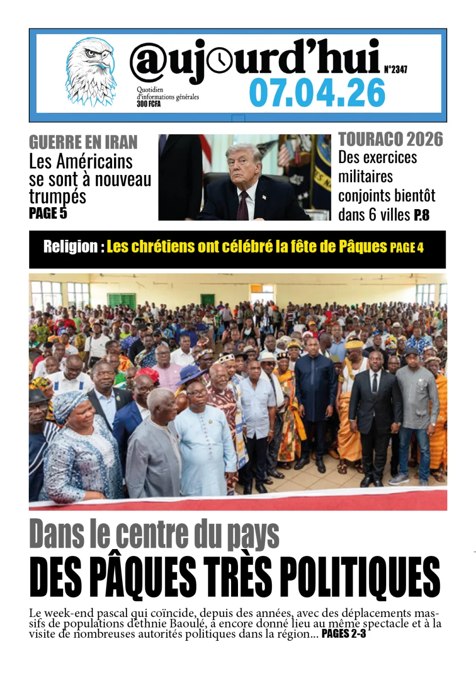 AUJOURD'HUI DU 07-04-26