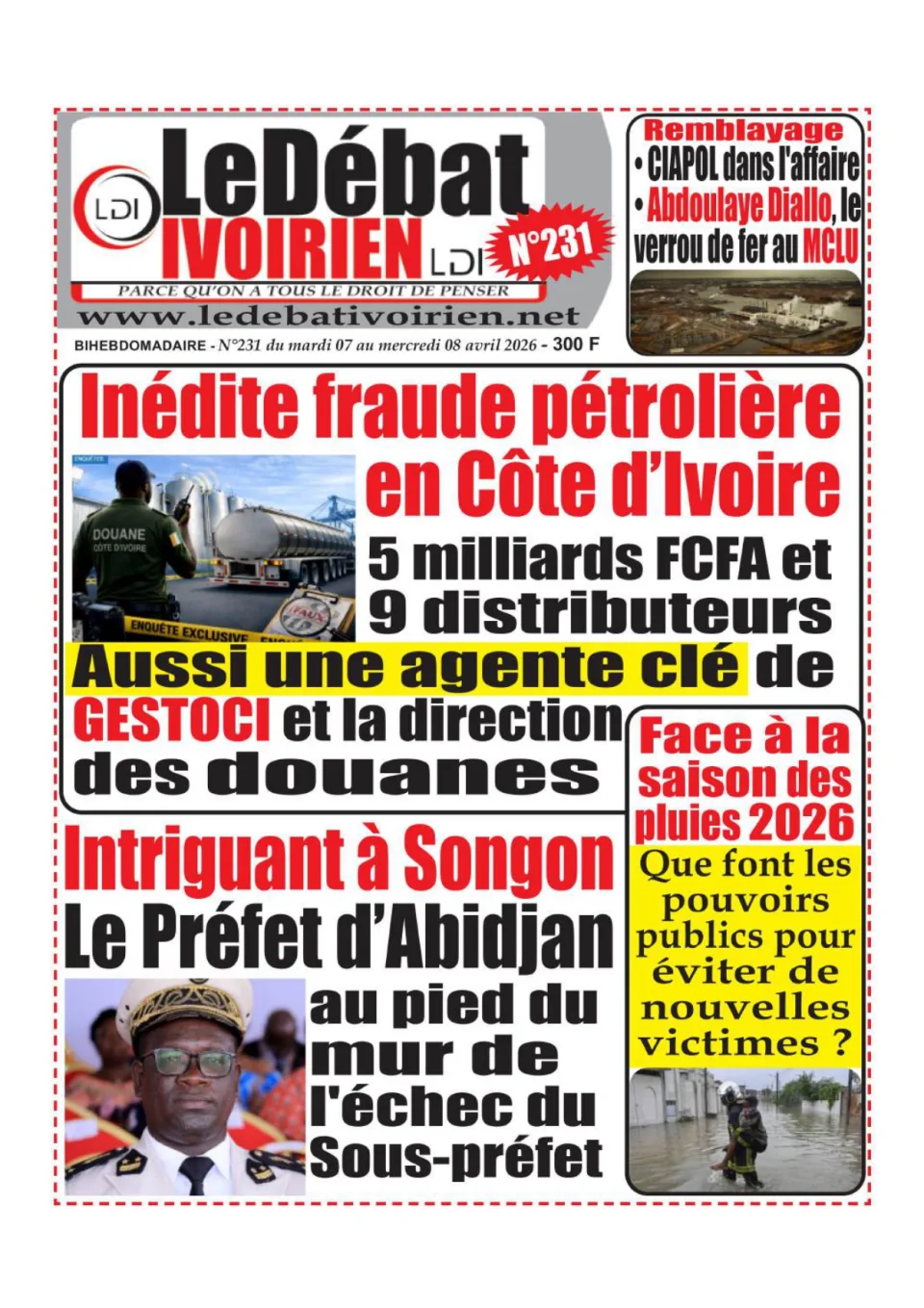LE DEBAT IIVOIRIEN 231