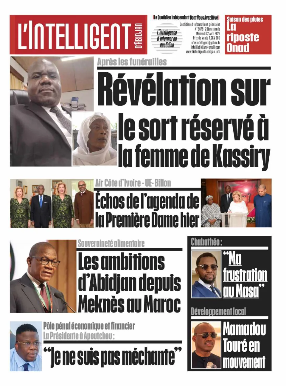 L’Intelligent d’Abidjan N°5679