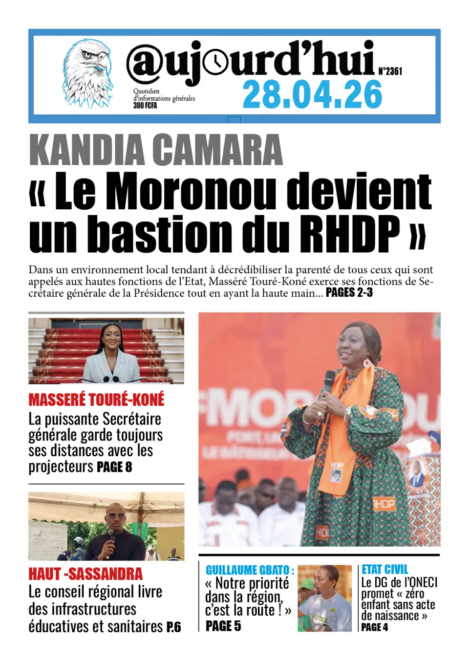 AUJOURD'HUI DU 28-04-26