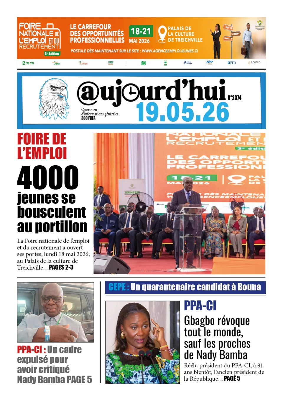 AUJOURD'HUI DU 19-05-26