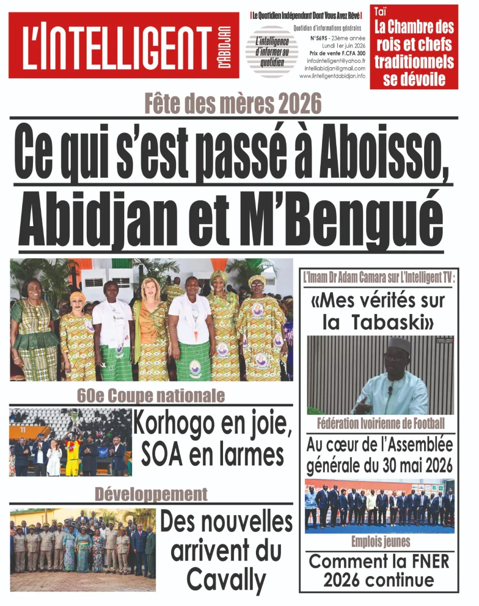 L'Intelligent d'Abidjan N°5695