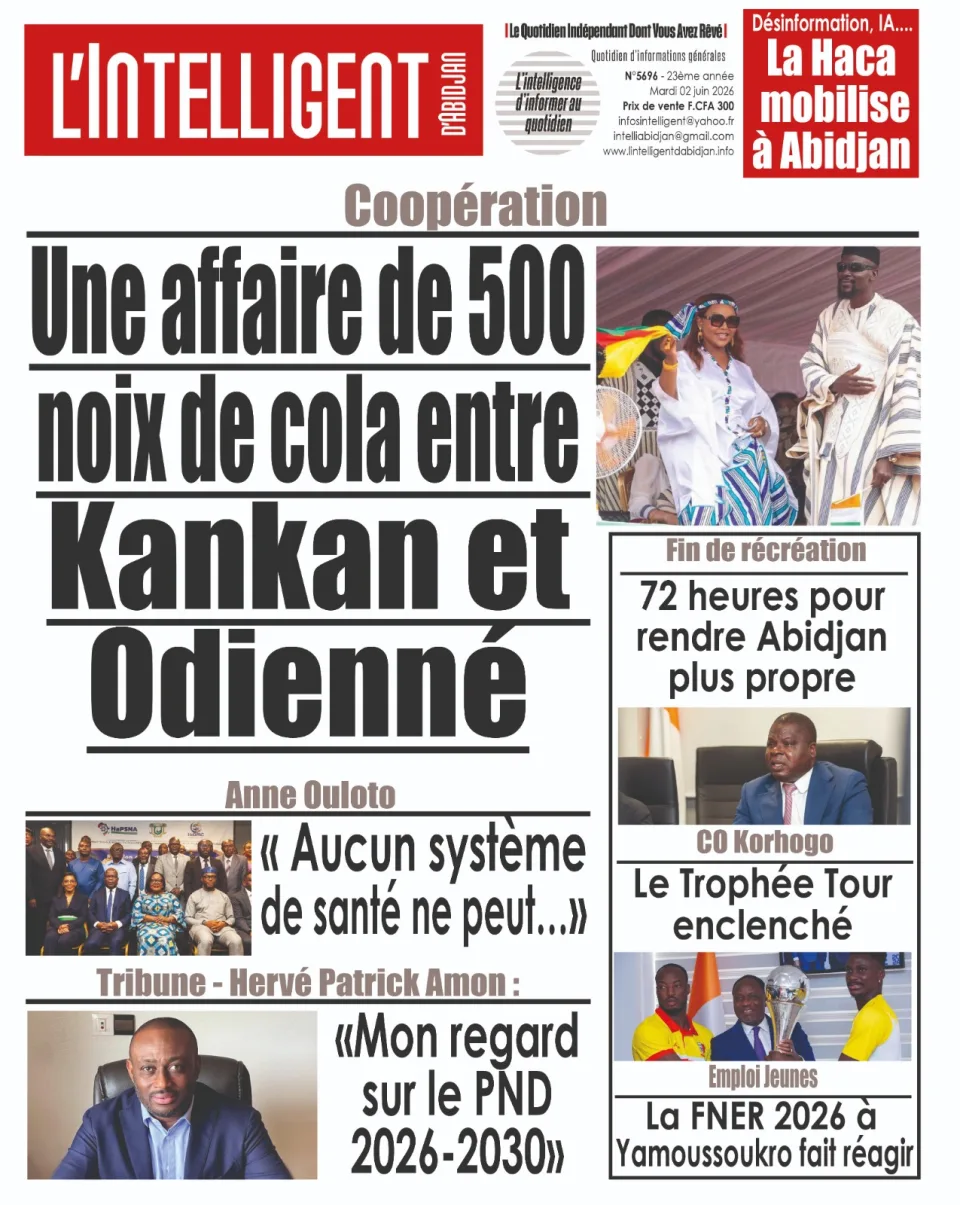 L'Intelligent d'Abidjan N°5696