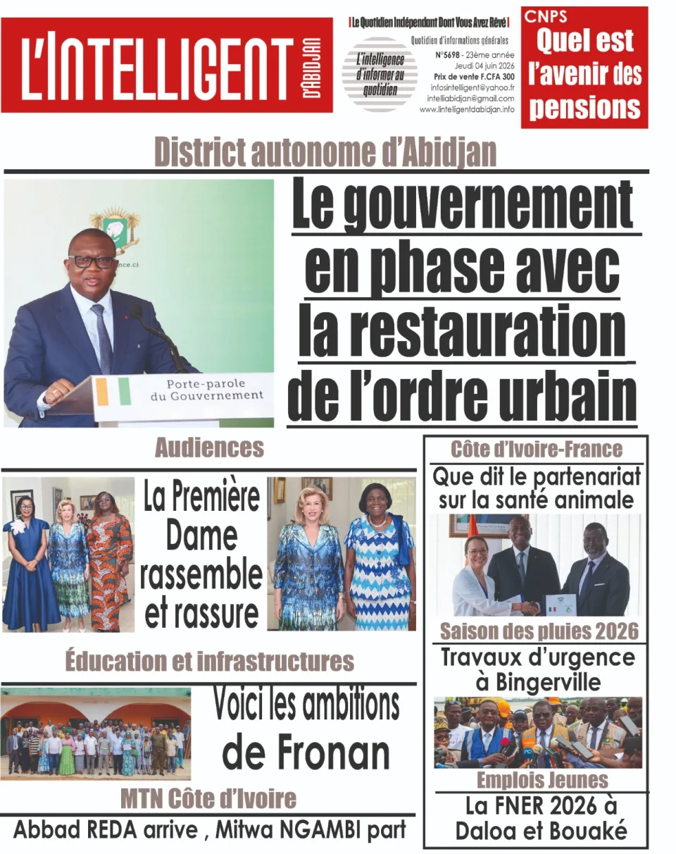 L'Intelligent d'Abidjan N°5698