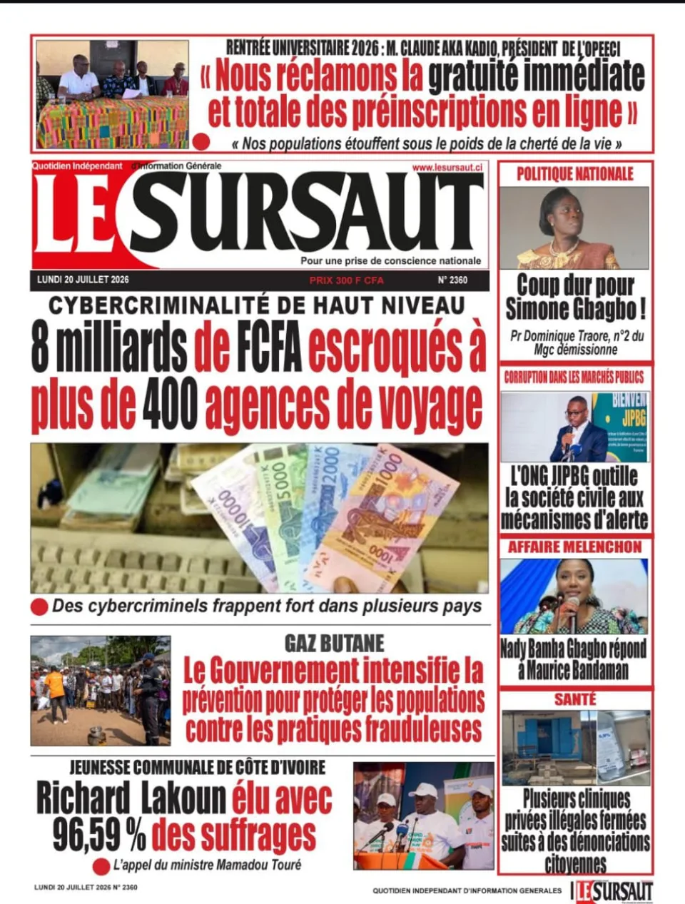 LE SURSAUT 2360
