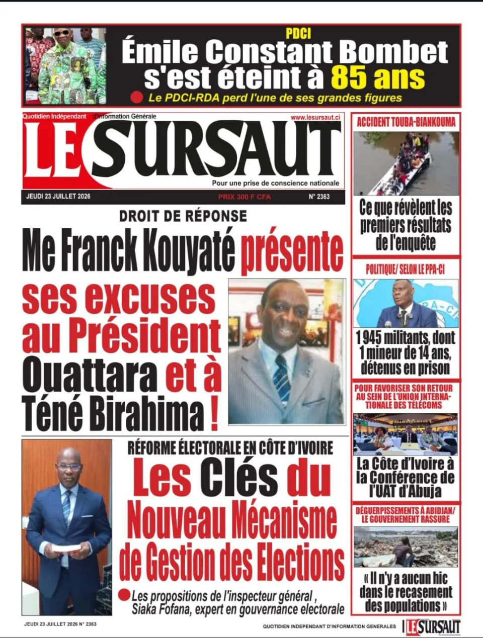 LE SURSAUT 2363