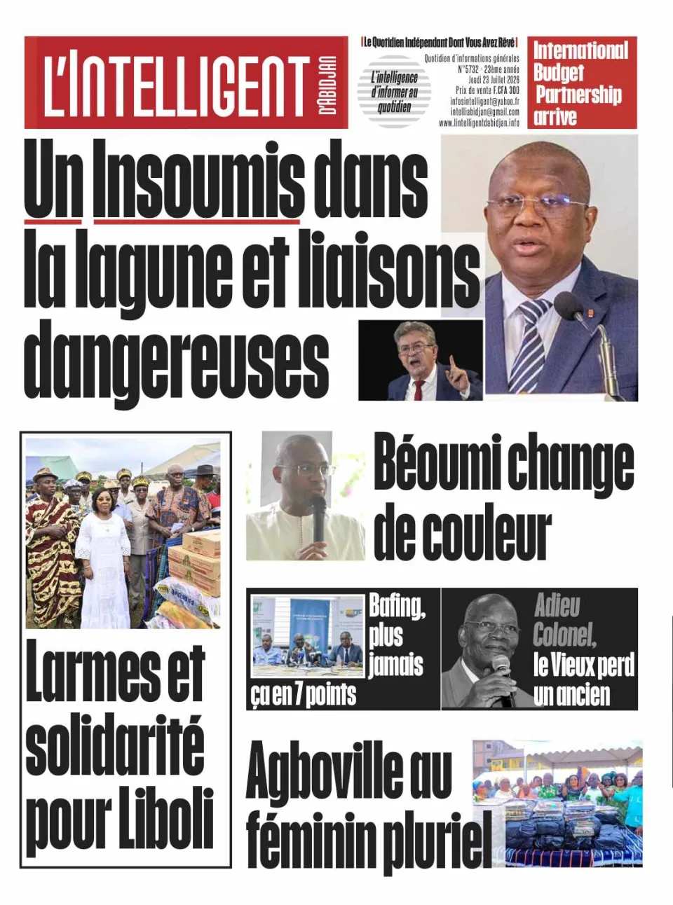 L'Intelligent d'Abidjan N°5732