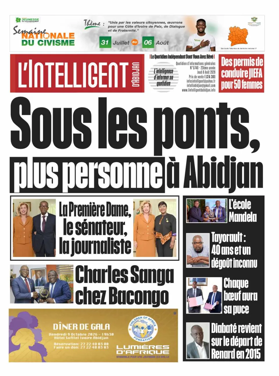 L'Intelligent d'Abidjan N°5740