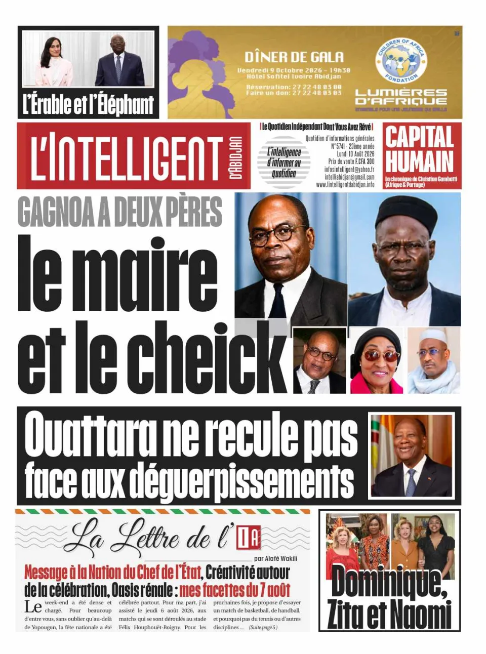 L'Intelligent d'Abidjan N°5741