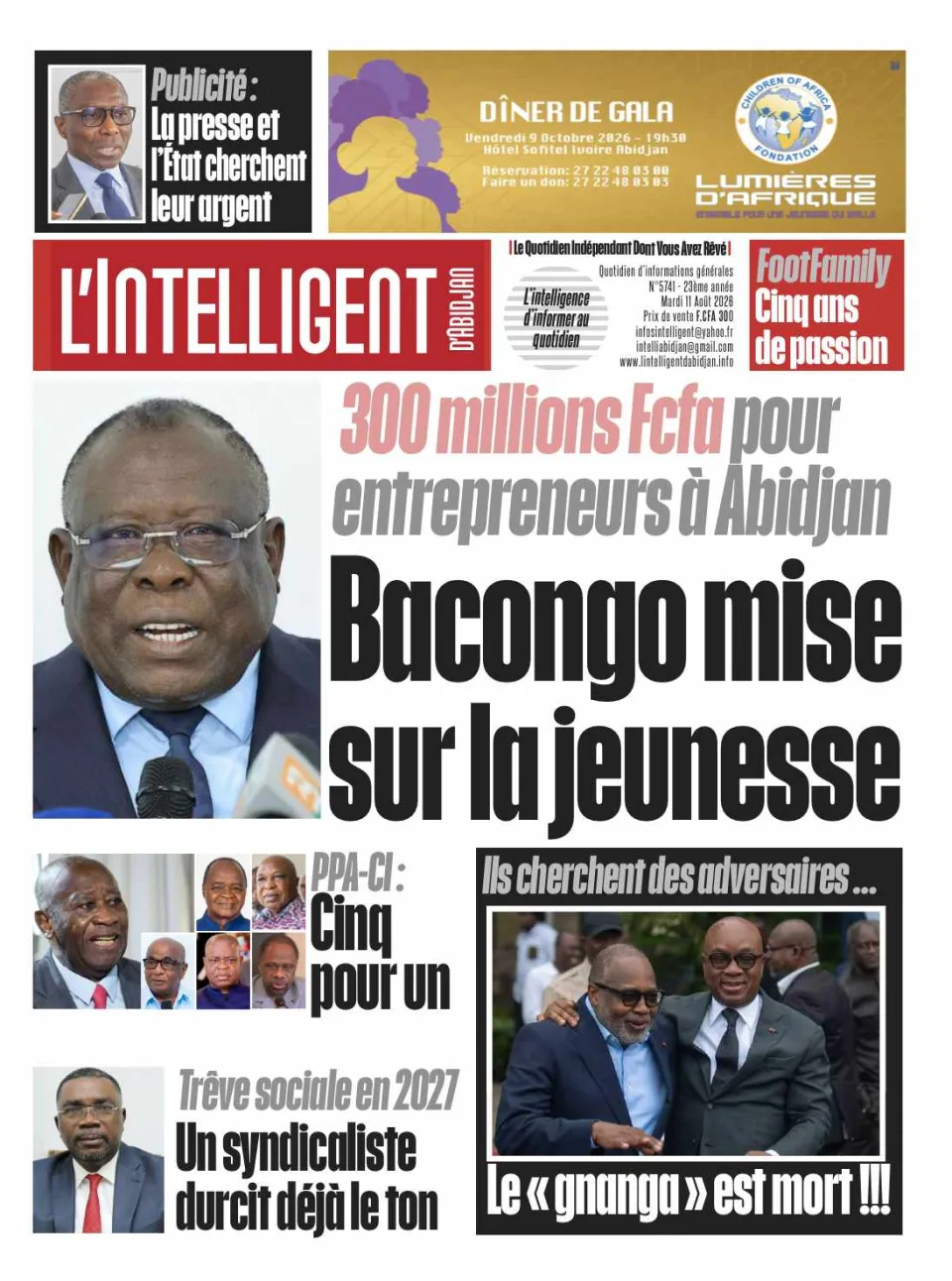 L'Intelligent d'Abidjan N°5741 BIS